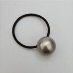 ヘアゴム　ボールヘアゴム　シルバー　銀　メタル