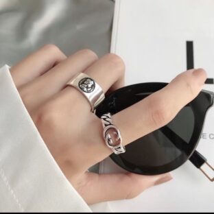 シルバーリング　2点セット