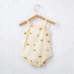 ロンパース　レモン柄