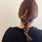 ヘアアクセサリー　コーム　メタルコーム　ゴールド