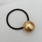 ヘアゴム　ボールヘアゴム　ゴールド　金　メタル