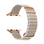 アップルウォッチバンド　マグネット　ベージュ　アイボリー　