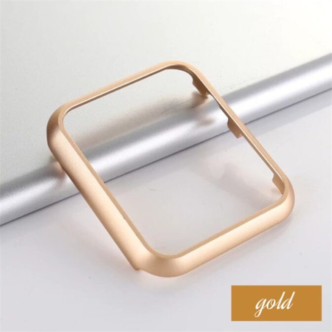 アップルウォッチ　フレーム　ゴールド　金　金運　カバー　マット