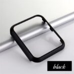 アップルウォッチ　フレーム　黒　ブラック　カバー　マット