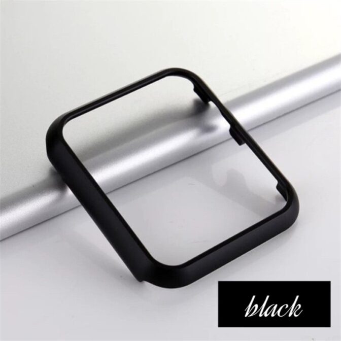 アップルウォッチ　フレーム　黒　ブラック　カバー　マット