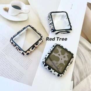 アニマル柄　アップルウォッチ保護カバー　フレーム　