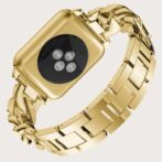 Apple Watch ベルト　アップルウォッチベルト　キラキラ　ステンレス　ストーン　ゴールド