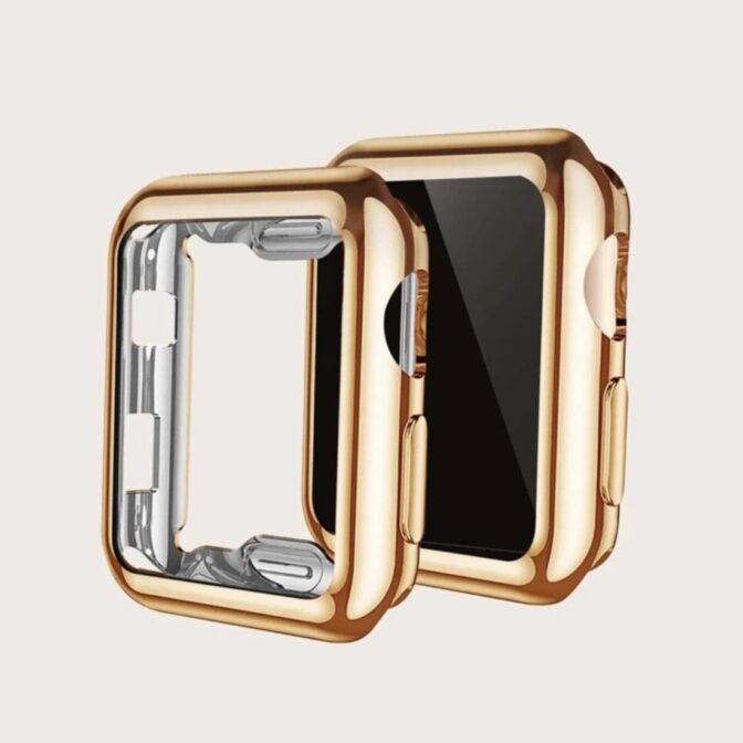 アップルウォッチ　カバー　ゴールド　金　TPU