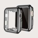 アップルウォッチ　カバー　黒　ブラック　TPU