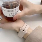 アップルウォッチベルト　ベビーピンク　くすみピンク