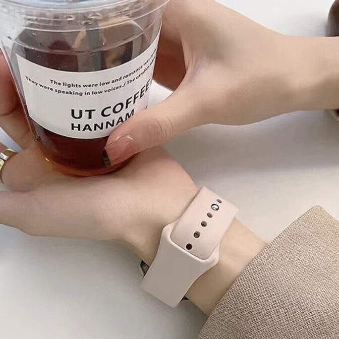 アップルウォッチベルト　ベビーピンク　くすみピンク