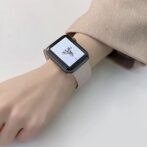 アップルウォッチベルト　ベビーピンク　くすみピンク