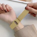 アップルウォッチベルト　イエロー　黄色　マスタード