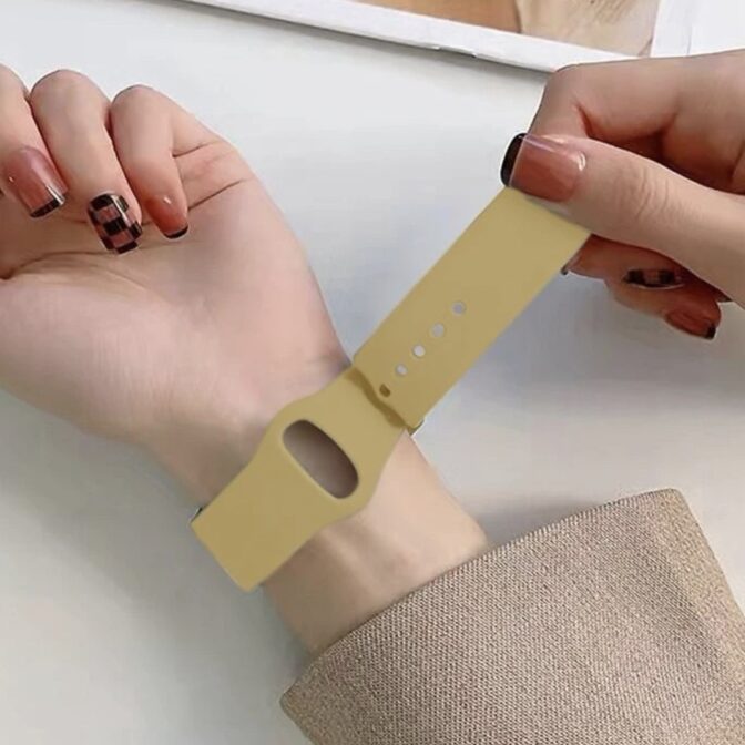 アップルウォッチベルト　イエロー　黄色　マスタード