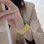 アップルウォッチベルト　イエロー　黄色　マスタード