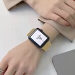 アップルウォッチベルト　イエロー　黄色　マスタード