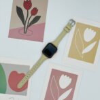 アップルウォッチ　バンド　細身　ホワイト