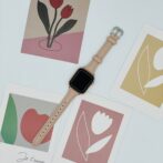 アップルウォッチ　バンド　細身　ピンク