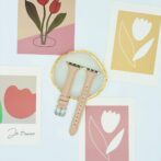 アップルウォッチ　バンド　細身　ピンク